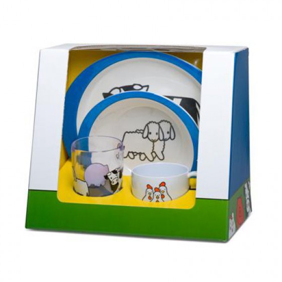 Boerderij kinderset 4-delig